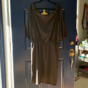 Black dress - hangs off the shoulder